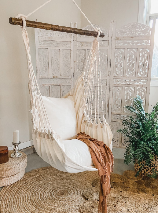 Kursi Gantung dengan Tali Ropes